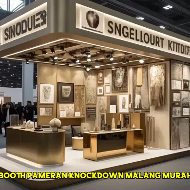 booth pameran knockdown malang murah